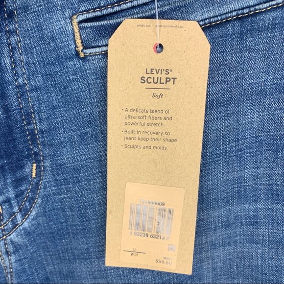 NWT Levi Classic Wide-Leg Crop - Picture 6 of 16